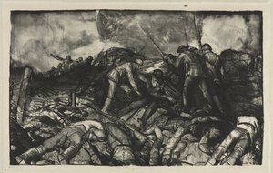 Krigsserie: Angrebet af George Bellows