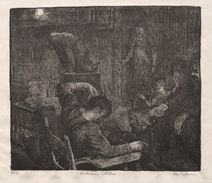 En arbejders køkken af George Bellows