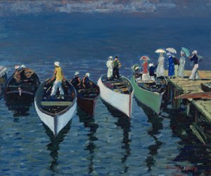 Ferie på Hudson af George Benjamin Luks