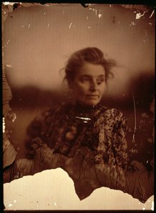 Portrætfotografi af Beatrice Webb (1858-1943) (autokrom foto) (se også 2900) af George Bernard Shaw