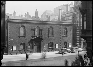 Unitarian Chapel, Cross Street, Manchester, 1940.