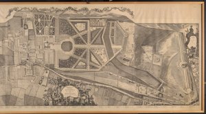 En topografisk undersøgelse af sognet Kensington med planer og højder af Royal Palace and Gardens, Hyde Park og Knightsbridge