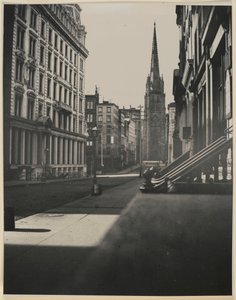 Wall Street, Manhattan (sølv gelatinetryk)