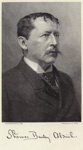 Portræt af Thomas Bailey Aldrich af George C. Cox