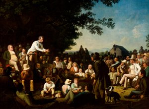 Stump taler af George Caleb Bingham