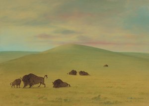 American Pasturage - Prairies of the Platte, 18611869. af George Catlin