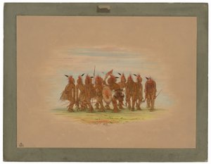 Morsom dans - Saukie af George Catlin