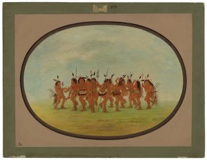 Morsom dans - Sioux af George Catlin
