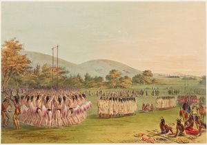 Boldspilsdans af George Catlin