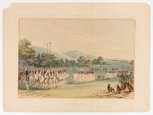 Boldspillende dans - nr. 22 af George Catlin