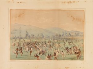Boldspil - nr. 23 af George Catlin