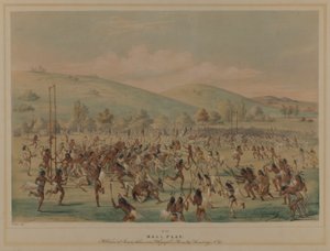 Boldspil (La Crosse) af George Catlin