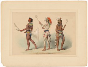 Boldspillere af George Catlin