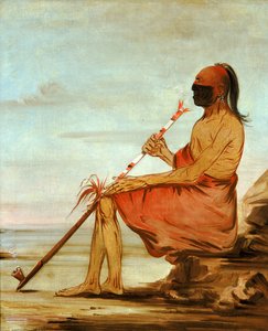 Coo-coo-coo, Uglen, en gammel høvding, 1836. af George Catlin