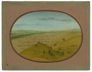 Fort sten af George Catlin