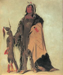 In-ne-ó-cose, Buffalos barn, en kriger af George Catlin