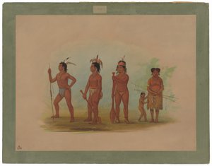 Clatsop indianere af George Catlin