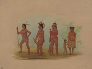 Clatsop-indianere, 18551869. af George Catlin