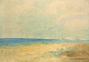 Landskabsbaggrund, 1846-1848. af George Catlin