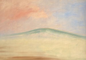 Landskabsbaggrund, 1846-1848. af George Catlin