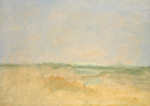 Landskabsbaggrund, 1846-1848. af George Catlin