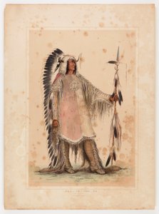 Mah-to-toh-pa, mandanernes høvding af George Catlin