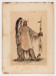 Mah-to-toh-pa, mandanernes høvding af George Catlin