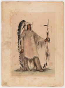 Mah-to-toh-pa, mandanernes høvding af George Catlin