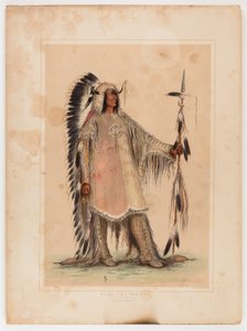 Mah-to-toh-pa, mandanernes høvding af George Catlin