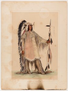 Mah-to-toh-pa, mandanernes høvding af George Catlin