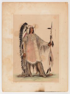 Mah-to-toh-pa, mandanernes høvding af George Catlin