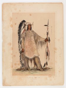 Mah-to-toh-pa, mandanernes høvding af George Catlin