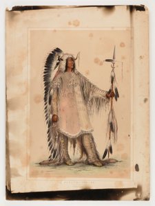 Mah-to-toh-pa, mandanernes høvding af George Catlin