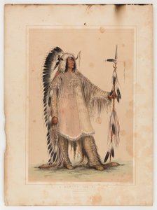 Mah-to-toh-pa, mandanernes høvding af George Catlin