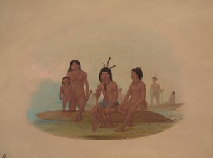 Marahua-indianere, 18541869. af George Catlin