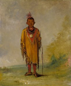 Me-sóu-wahk, hjortehår, Kee-o-kúks yndlingssøn af George Catlin