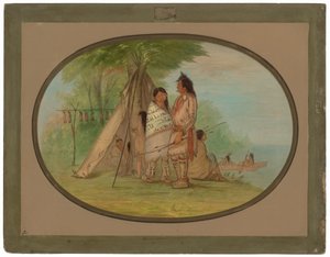 Nayas indianere af George Catlin