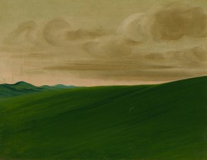 Nishnabottana Bluffs, Upper Missouri, 1832. af George Catlin