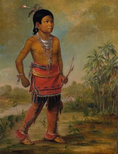 Osceola Nick-a-no-chee, en dreng, 1840. af George Catlin