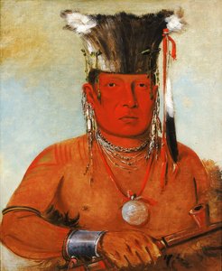 Sháw-da-mon-nee, der går han, en modig af George Catlin