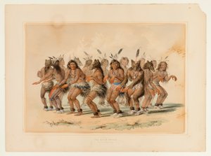 Bjørne-dansen - nr. 18 af George Catlin