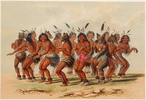 Bjørnedansen af George Catlin