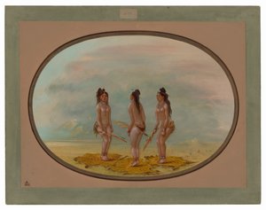Den smukke dans - Goo-a-give af George Catlin