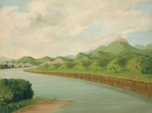 Tårnet, 1100 miles over St. Louis, 1832. af George Catlin