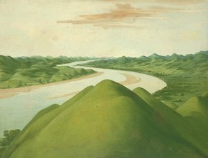 Udsigt i Cross Timbers, Texas, 1832 eller 1834-1835.
