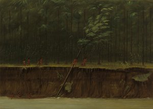 Udsigt over Nedre Mississippi, 18611869. af George Catlin
