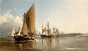 Både på vej ind i Medway