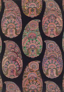 Stofdesign til Paisley sjaler, ca. 1871