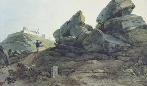 Klipper og et bakkekloster, Kina