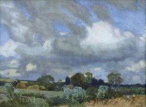 Høslæt af George Clausen